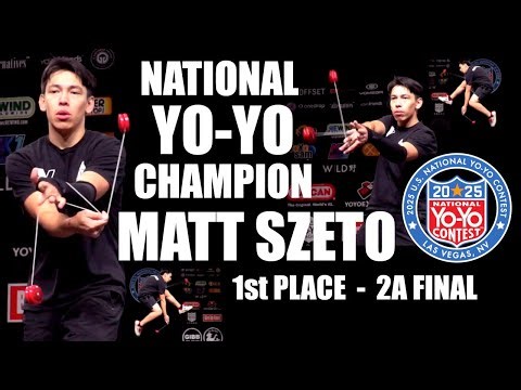 Matt Szeto - 1st Place - 2A Final - 2025 US Nationals - Presented by Yoyo Contest Central