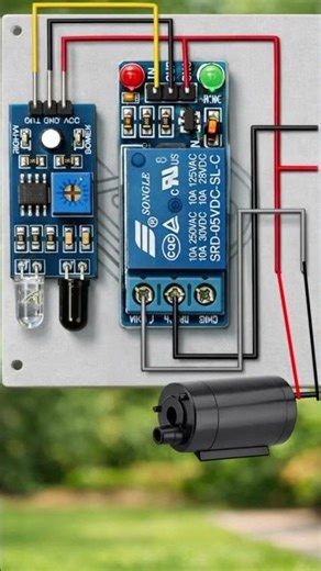 How to Make Automatic Water Dispenser at Home | IR Sensor Project