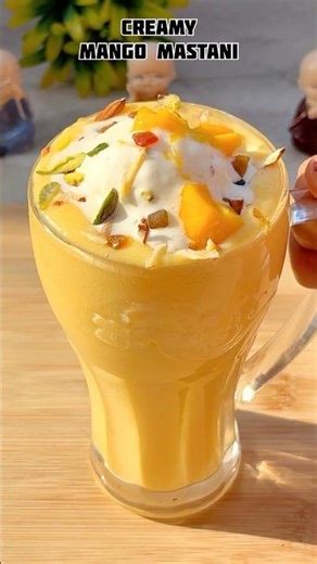 Creamy Mango Mastani #ytshorts #mango #creamy #mangomastani