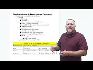 2 - Predicate Logic & Propositional functions