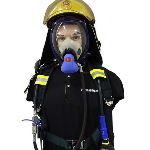 Firefighter SCBA Respirator Mask - NFPA Certified Breathing Apparatus for Smoke Protection