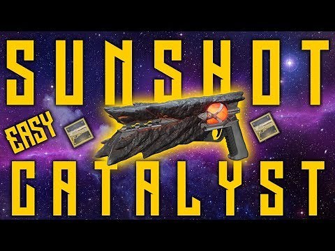 Destiny 2 | Easy Sunshot Catalyst!! | How to Farm Sun Blast Kills