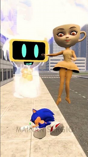 Sonic vs Brainrot Sprunki in GarrysMod Coffin Dance Music Part147 #sonic #brainrot #sprunki