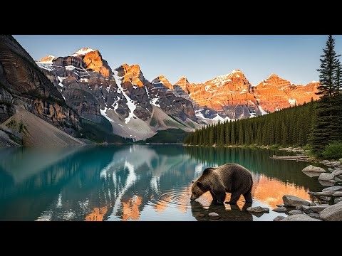 Nature & Wildlife of CANADA | Relaxing Piano | 4K UHD