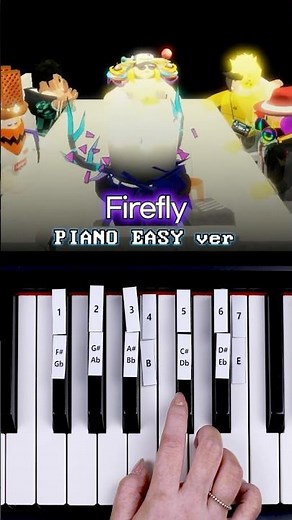 [Roblox] Jim Yosef - Firefly 🔥 Easy Piano Cover Using Just 7 Keys 🎹