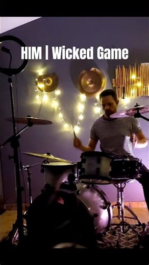 HIM | Wicked Game | Greatest Lovesongs Vol. 666 (1997) | Chris Isaak #him #rock #baterista #drums