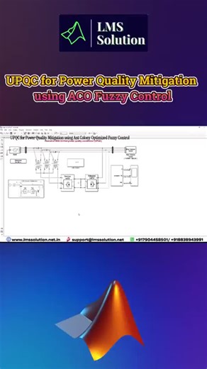LMS Solution on Instagram: "⚡ UPQC-Based Power Quality Enhancement https://zurl.co/3MPFP 🔹 Effectively compensates voltage sag, swell, and harmonics under nonlinear load conditions 🔹 Delivers near-sinusoidal grid current with THD ≈ 2.44% #FuzzyController #MATLABSimulink #PowerElectronics"