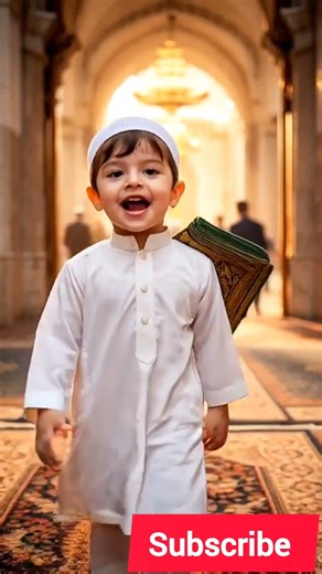 This Little Boy Going to Mosque Will Melt Your Heart 🥹 | Allahu Akbar#shorts