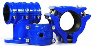 [Hot Item] Ductile Cast Iron Flanged Saddle Tapping with Stainless Steel Band