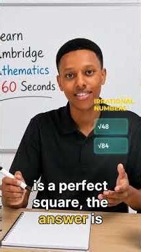 Cambridge Math Episode 2 Rational & Irrational Numbers
