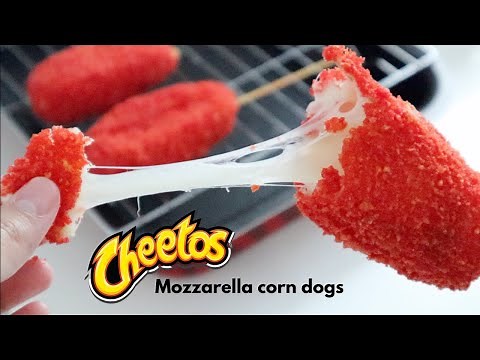 FLAMIN' HOT CHEETOS MOZZARELLA CHEESE CORN DOG | EASY RECIPE & SUPER DELICIOUS! | KOREAN STYLE