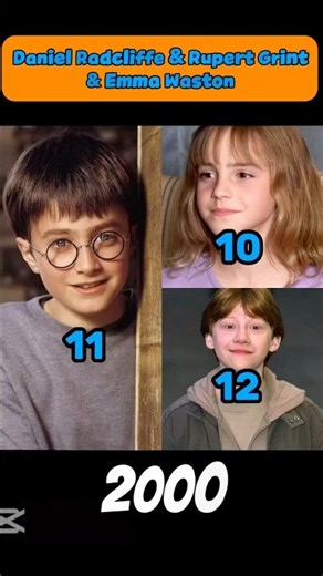 Harry Potter Cast Then vs Now (2000 - 2026) | Age Transformation ⚡#viralshorts