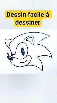 comment dessiner super sonic facilement