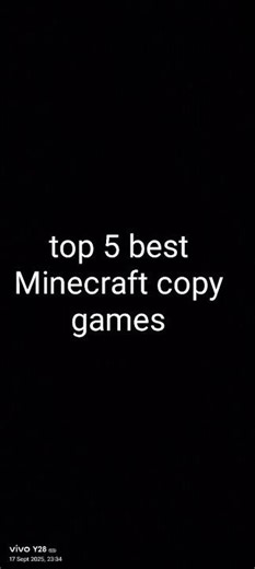 top 5 best Minecraft copy games