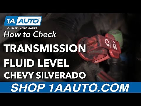How to Check Transmission Fluid Level 07-13 Chevy Silverado