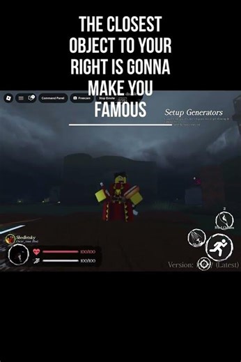 The closest object to your right #forsaken #edits