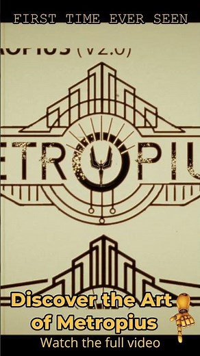 Never before seen Metropius Art