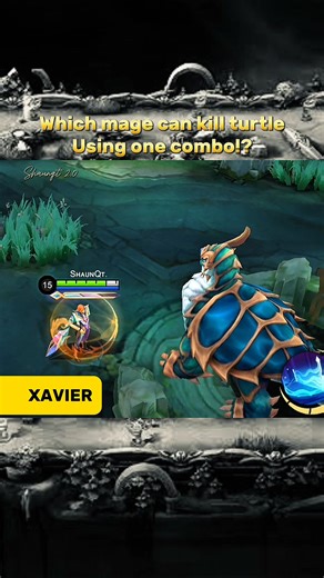 Which mage can kill turtle using one combo!? #mobilelegends #MLBB #highlights | Shaunqt 2.0