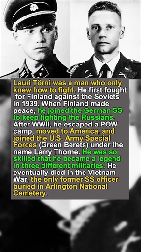 The Man Who Fought for Finland, Germany, AND the USA: Lauri Törni 🎖️🌎 #WWII #History #Military