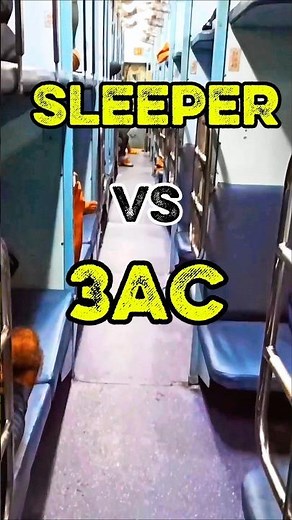 3AC vs Sleeper who is the best | #indianrailways