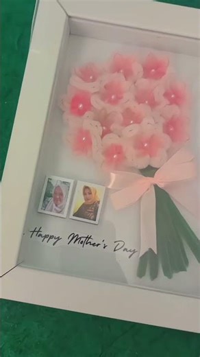flower in frame 🥰 #kawatbulu #diy #flowers #handmade