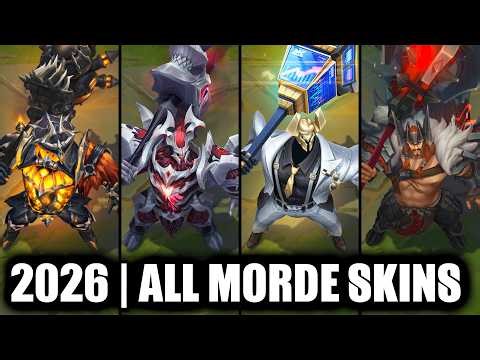 ALL MORDEKAISER SKINS SPOTLIGHT 2026 | League of Legends