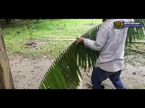Rustic Roof Frame (Palm and Bamboo)