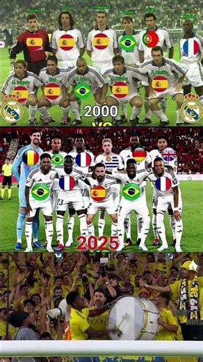 Real Madrid XI Evolution 🏆 2000 vs 2025 ⚔️ From Legends to Superstars ✨