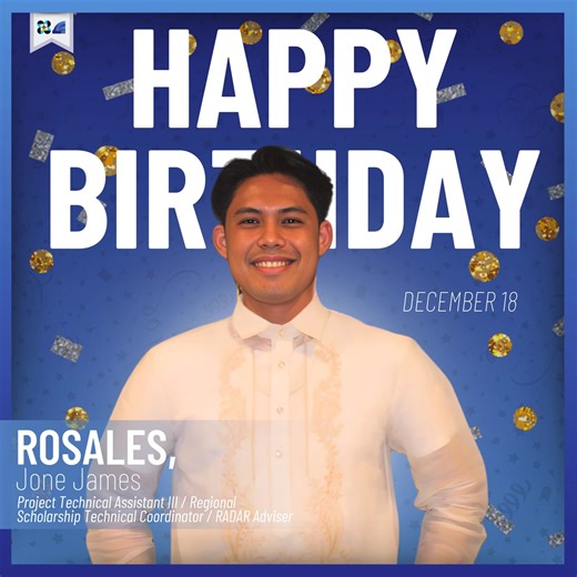 🚨🎉𝗛𝗔𝗣𝗣𝗬 𝗕𝗜𝗥𝗧𝗛𝗗𝗔𝗬 𝓢𝓲𝓻 𝓙𝓸𝓷𝓮🎉🚨 To one of the pillars of RADAR, the one and only, the only one, the most cherished and truly irreplaceable treasure of R8 Iskos and Iskas—our beloved 𝐌𝐫. 𝐉𝐨𝐧𝐞 𝐉𝐚𝐦𝐞𝐬 𝐑𝐨𝐬𝐚𝐥𝐞𝐬, the happiest of birthdays to you! 🎉 On this special day, we just want to say: Happy birthday and we wish you da best of everything. Sorry if we’re not speaking straight, we’re still adjusting. But if words could turn into prizes, we’d give you diz, diz, a