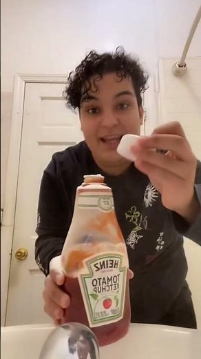 Exploding Ketchup Bottle 😱 #shorts