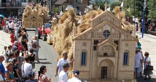 Il Veneto protagonista della sfilata dei carri di grano a Foglianise