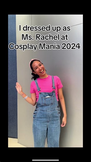 Dressing Up as Ms. Rachel for Cosplay Mania 2024