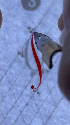 Calligraphy copperplate uppercase 'I' tutorial guide worksheet