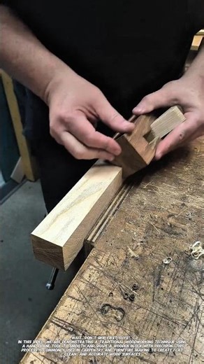 Amazing Hand Plane Technique for Perfect Wood Finishing | Traditional Woodworking Skills.