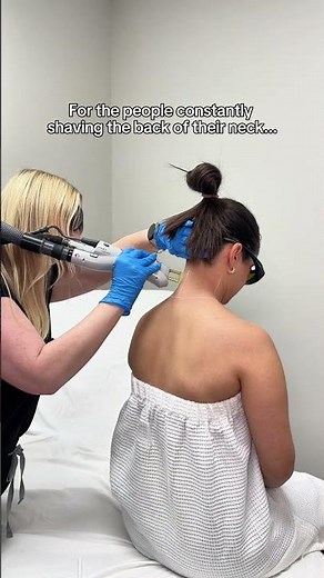 Neck Laser Hair Removal ⚡️
