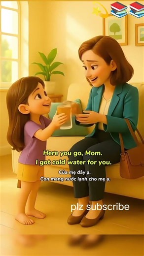 Hi Mom! You look tired, hi sweetie, #speakenglish #plz_subscribe_my_channel #sikhna 📚📚💫