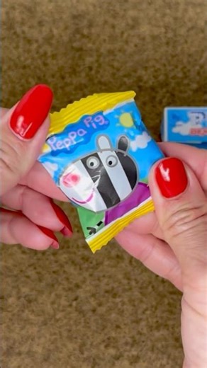 Funny Yummy Peppa Pig Zoey Zebra Mini Cookie Opening ASMR #shorts #asmr #peppapig