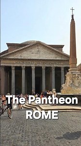 The Pantheon - Rome's best-preserved ancient Roman building, famed for its huge dome & doors!