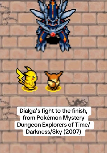 Dialga's Epic Battle in Pokémon Mystery Dungeon