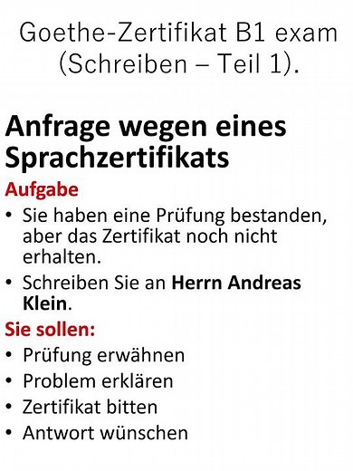 Easy German B1 Exam Letter #german #letter #goethe #letterwriting #exam #easygerman #learngerman