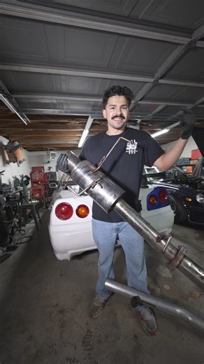 21K views · 254 reactions | Installing an exhaust on the Nissan skyline ! #gtr #nissan #skyline #r34 | TeachAuto | Facebook