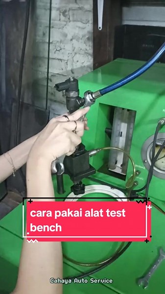 cara pakai alat test bench #cahayaautoservice #klinikdiesel #bengkelmobilblitar
