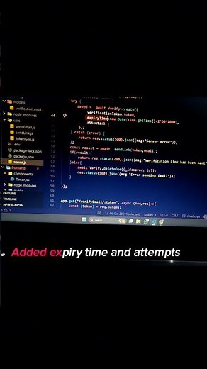 Building Secure Email Verification 📧🔐 (Backend Logic Exposed!)