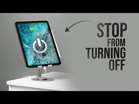 How to Stop iPad from Turning Off (tutorial)