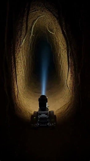 Tiny Robot Finds a Strange Object Underground 🛸