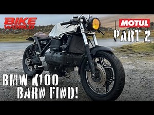 BMW K100 BARN FIND BACK ON THE ROAD