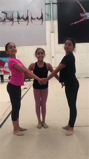 Three-Person Gymnastics Tricks and Flexibility Challenge