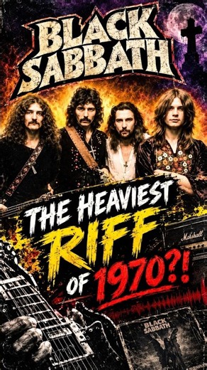Black Sabbath: The Heaviest Riff of 1970?! #ozzyosbourne #heavymetal #rocknroll #legend