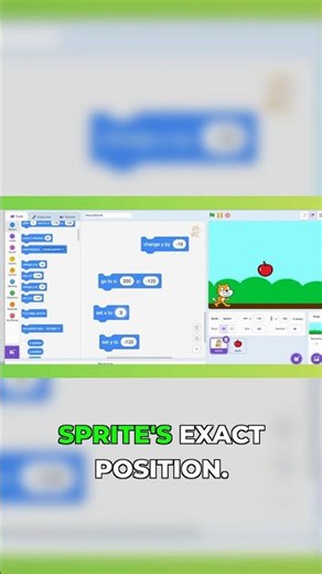 Set X/Y to: Pinpoint Sprite Position in Scratch!