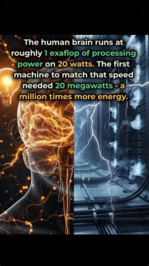 Your Brain Outperformed Every Supercomputer Until 2022 - on 20 watts